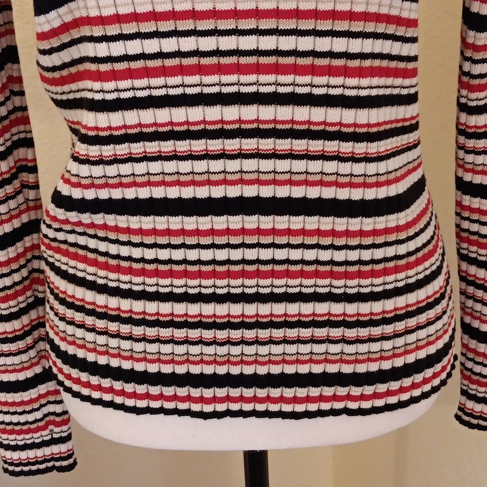 Pendleton Multicolor Striped Knit Top - image 3